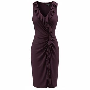 Lauren Ralph Lauren Cascade Ruffles Sleeveless Dress Size 6